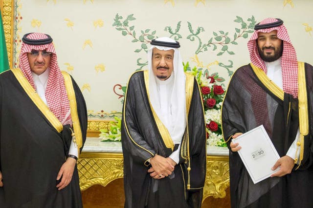 The Saudi ruling family. The country has recently suffered a number of setbacks on the international stage