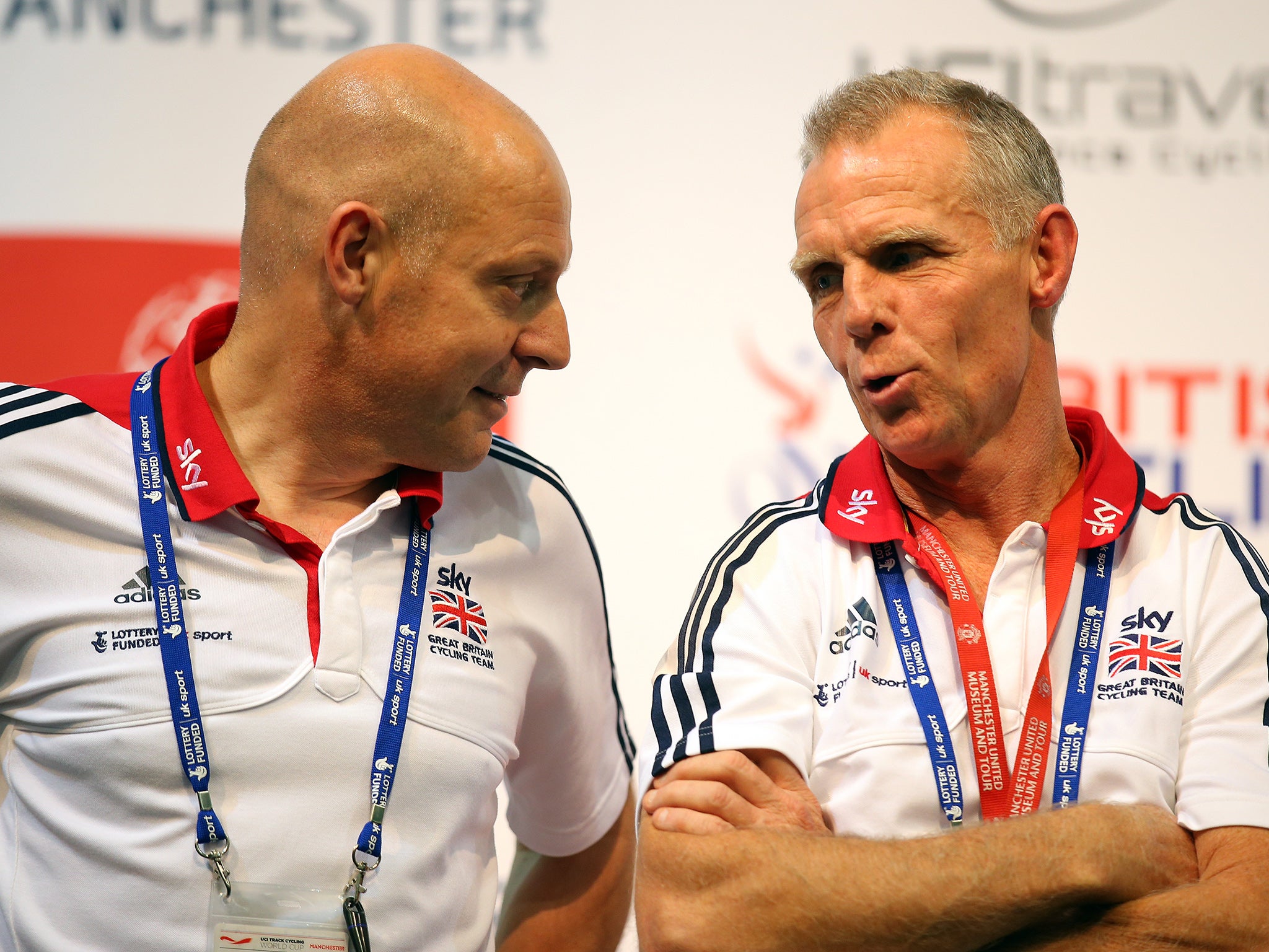 Sir Dave Brailsford and Sutton pictured in 2013