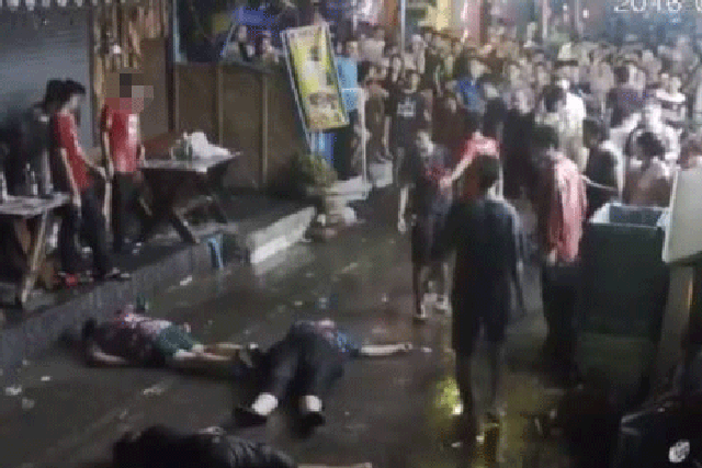Thai police have released CCTV footage to help identify the attackers