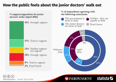 Junior doctors' strike: Public increasingly blame both sides for all-out stoppage