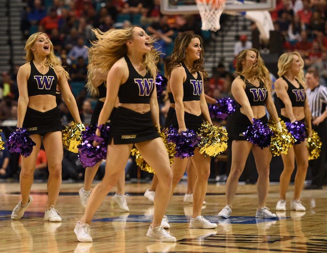 The University of Washington had to take down a cheerleading graphic after public backlash.