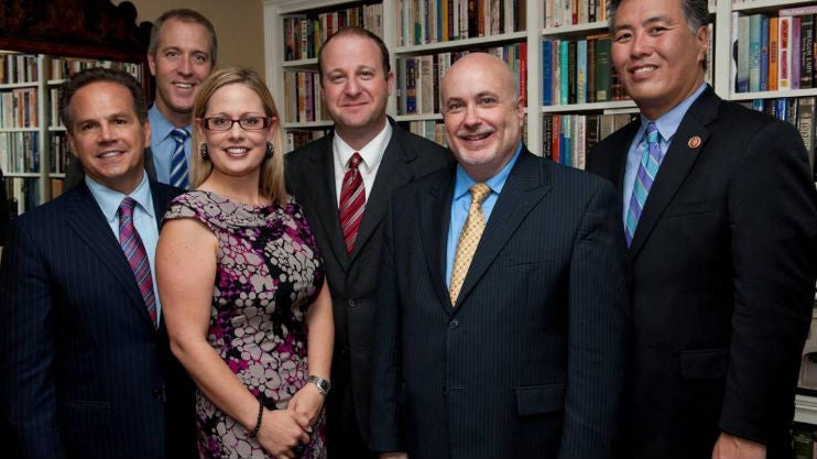 The six openly gay co-chairs of the Congressional LGBT Equality Caucus