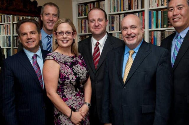 The six openly gay co-chairs of the Congressional LGBT Equality Caucus 