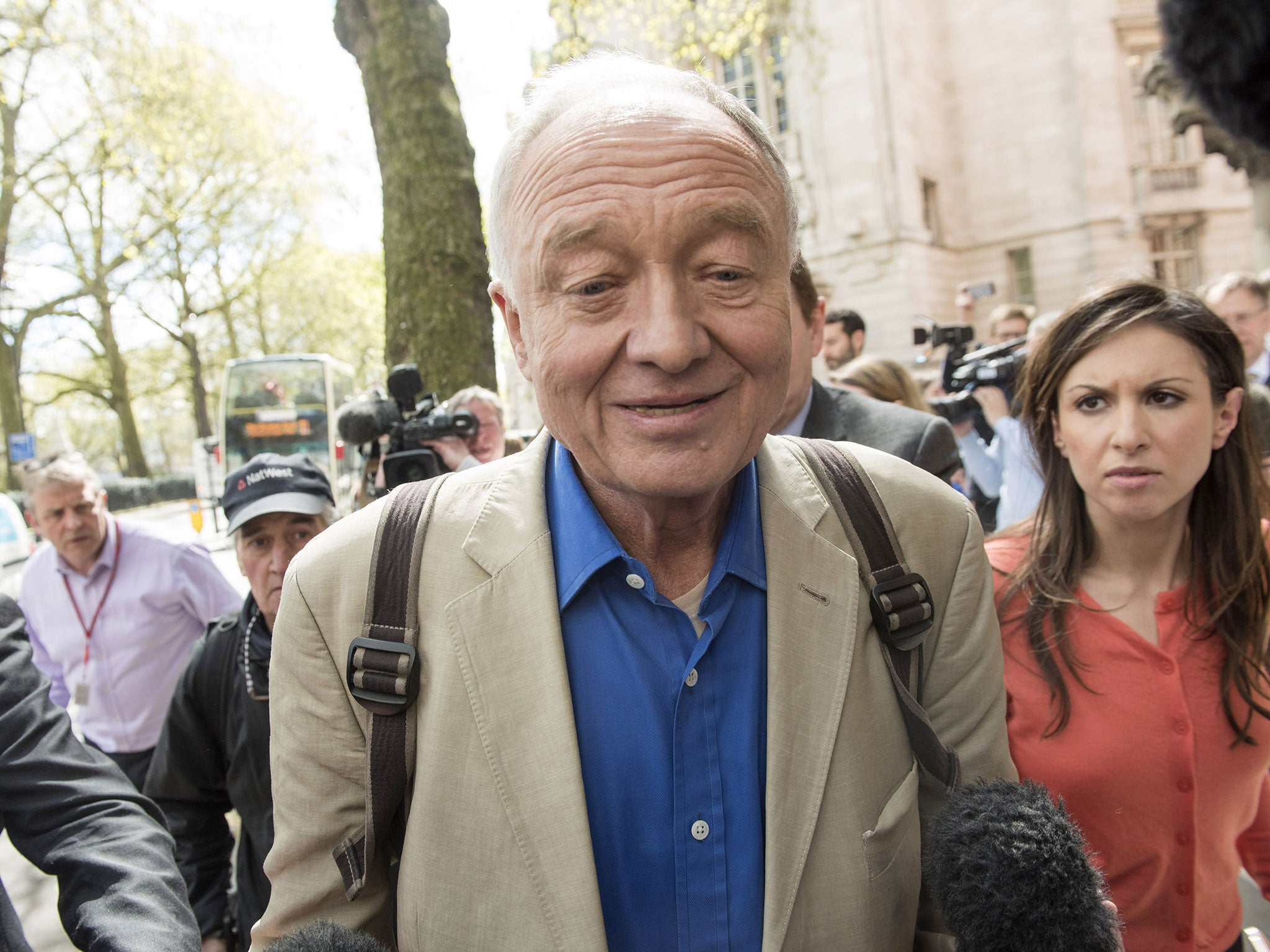 After a day of controversy Ken Livingstone leaves Millbank Labour HQ