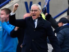 Leicester City: Claudio Ranieri comes close to tears while watching tributes from Foxes supporters