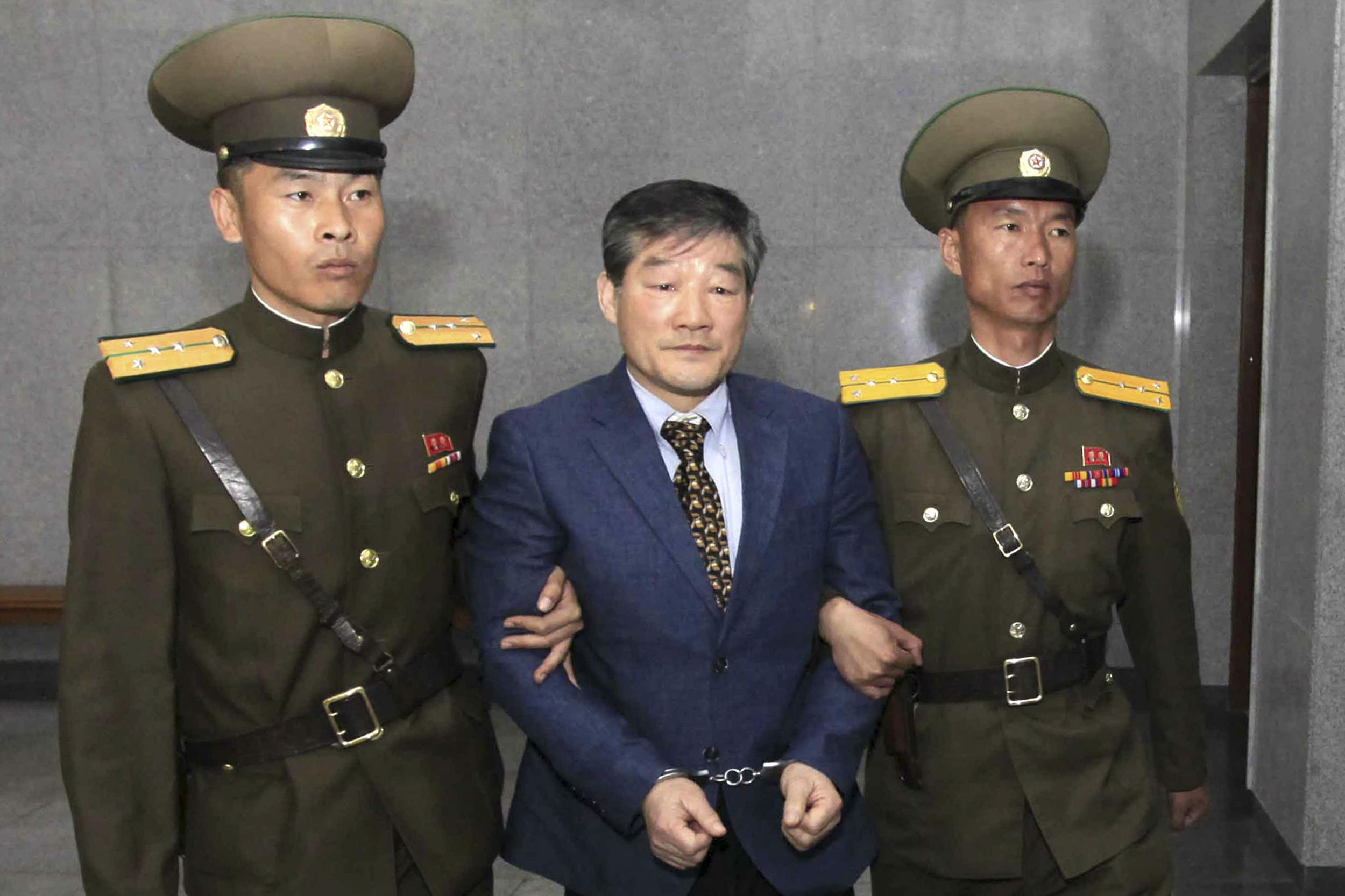 Mr Kim, who lived in Virginia, 'confessed' that he was being paid by South Korea intelligence agencies