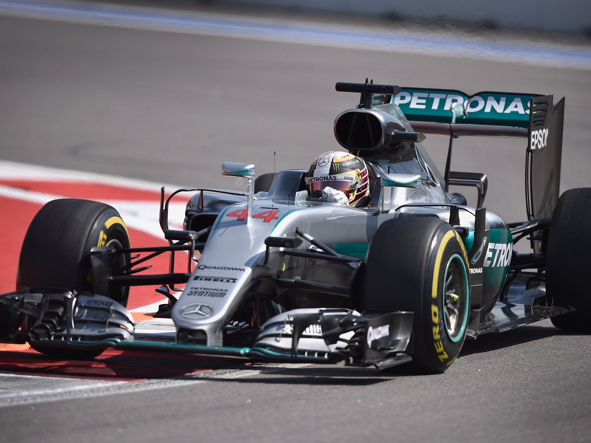 Lewis Hamilton finished Friday practice fastest