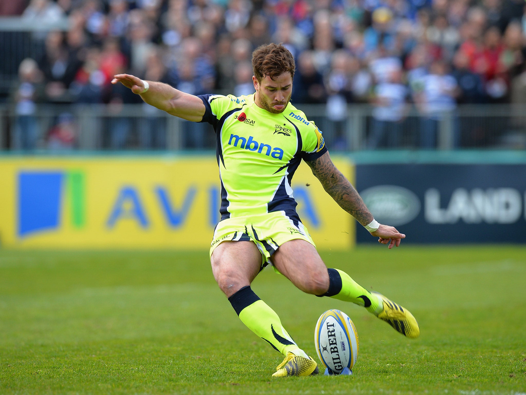 Danny Cipriani will make his final appearance for Sale at the AJ Bell Stadium