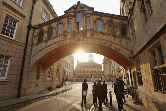 University of Oxford, pictured