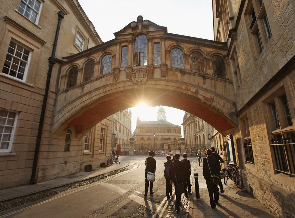 University of Oxford, pictured