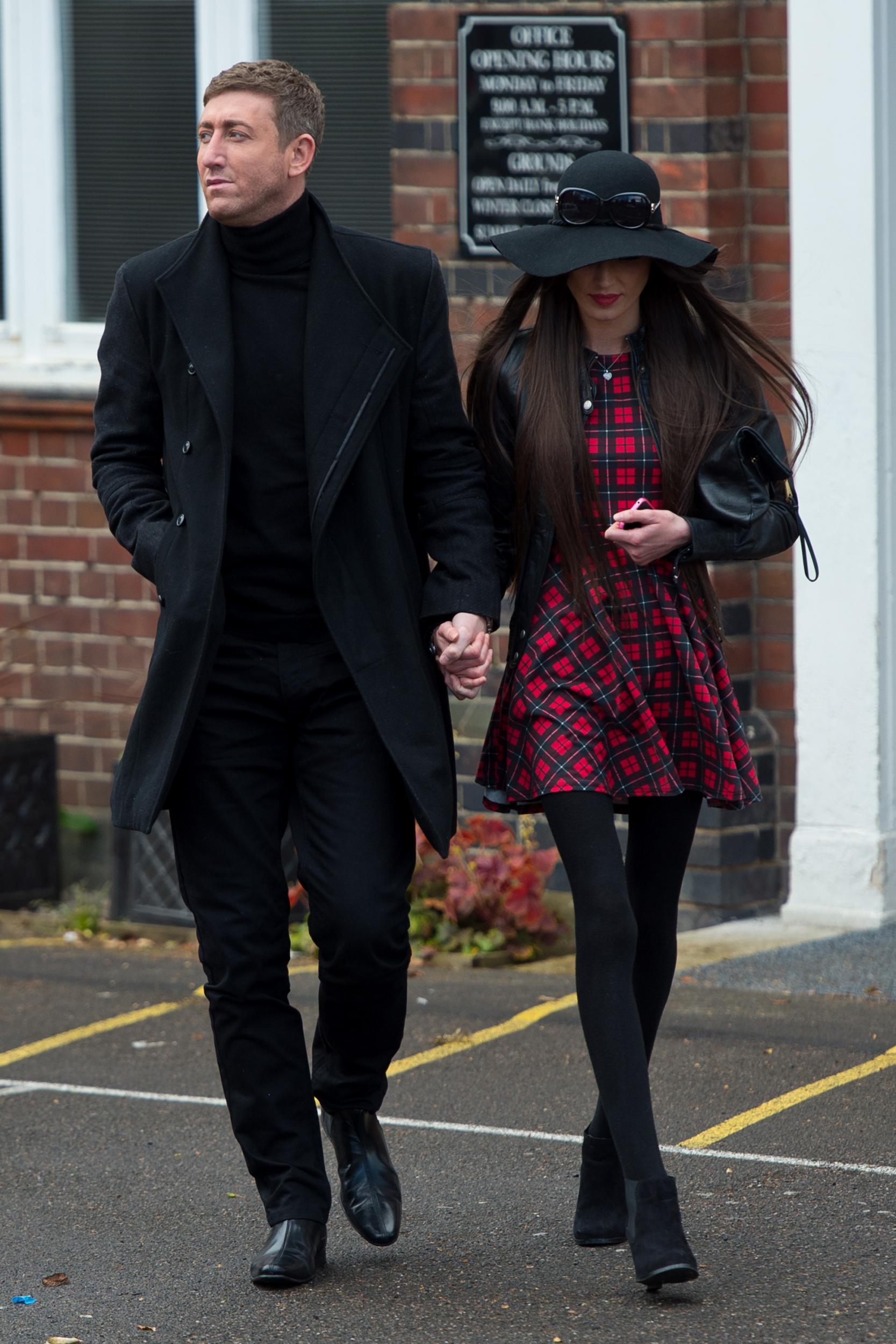 Christopher Maloney attends the funeral (Getty Images )