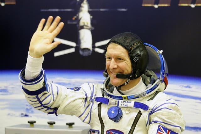 Major Timothy Peake has been awarded a CMG for services to space research and scientific education 
