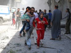 Aleppo hit by another day of bombing as truce excludes city