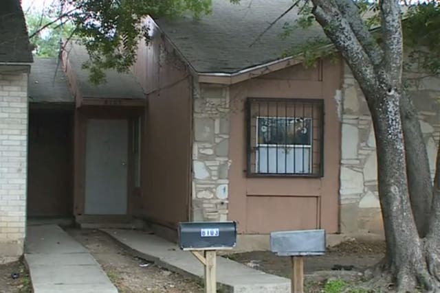 The San Antonio house where the two young children were discovered by deputies