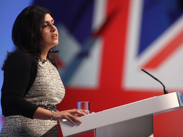 <p>Baroness Warsi has slammed the Tory candidate for London mayor </p>