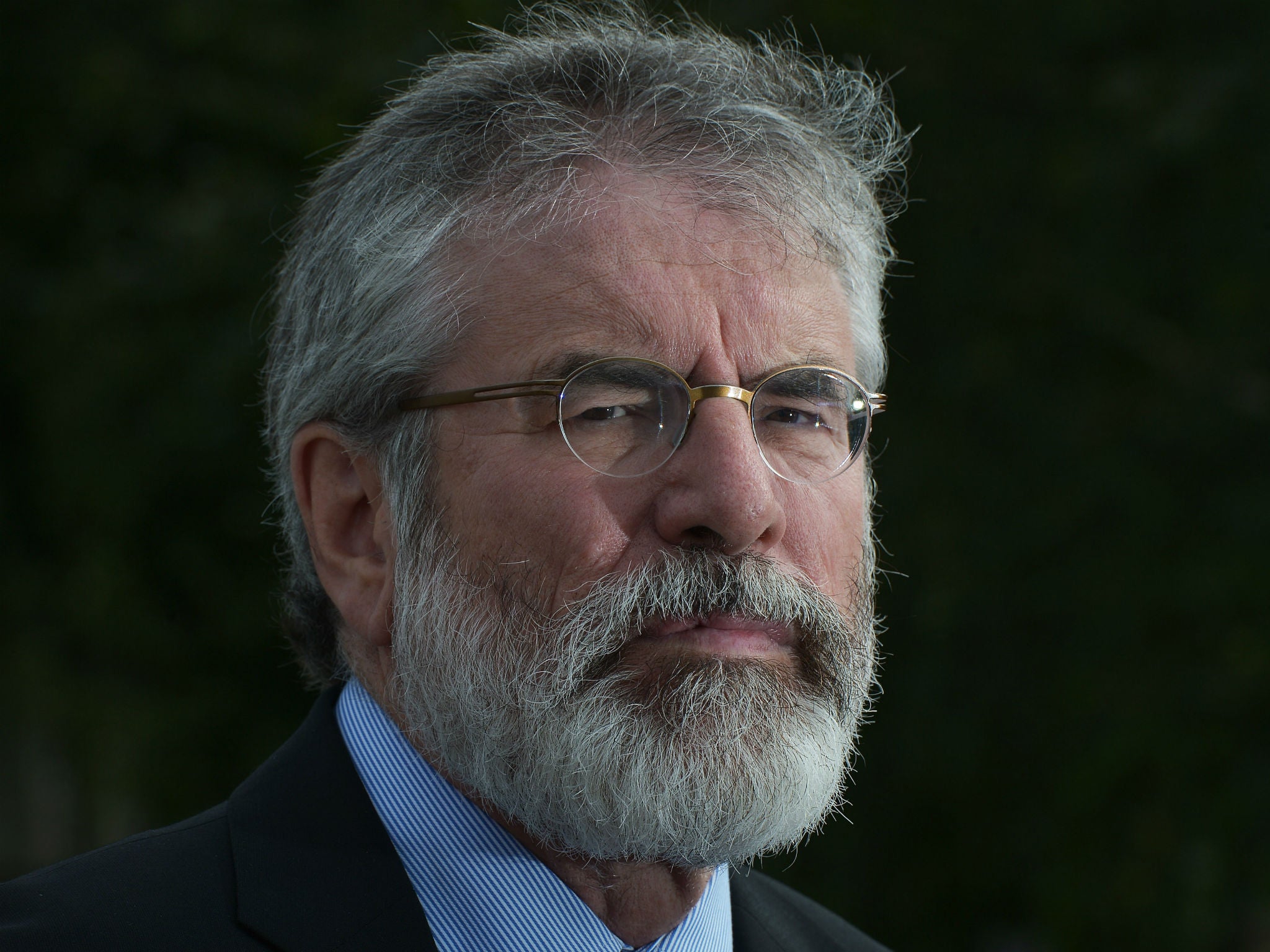 Gerry Adams said his use of the word was ironic