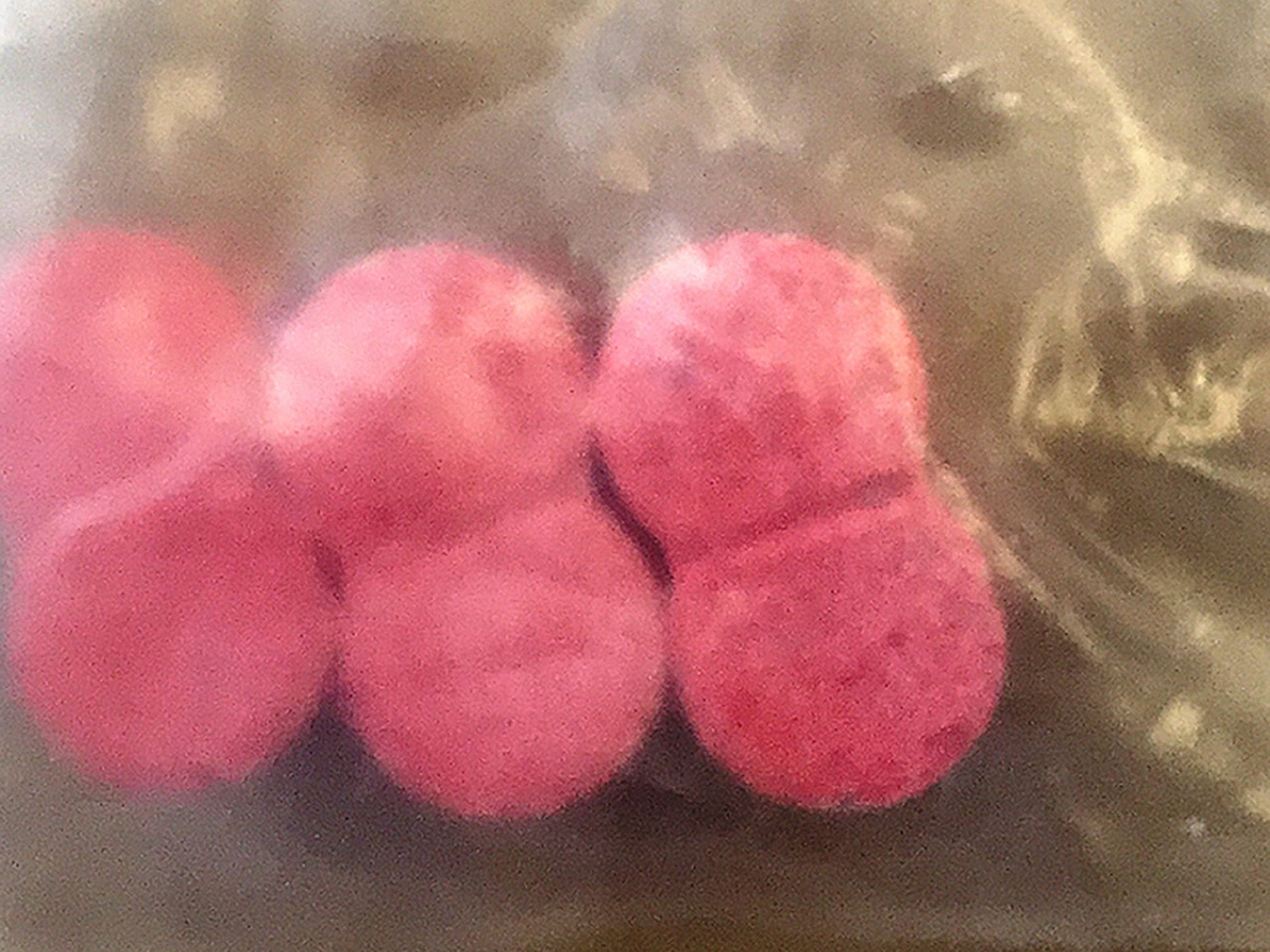 Photo issued by Greater Manchester Police of a batch of ecstasy tablets known as 'MasterCard'