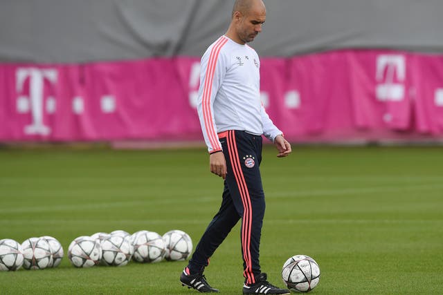 Bayern Munich manager Pep Guardiola is under pressure to emulate Jupp Heynckes