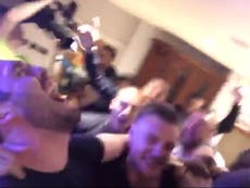 Leicester win Premier League title: Jamie Vardy and team-mates go wild when title confirmed while at party