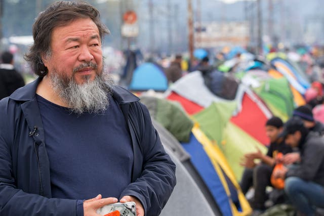 Ai Weiwei has been volunteering at the Idomeni refugee camp on the Greek-Macedonian border