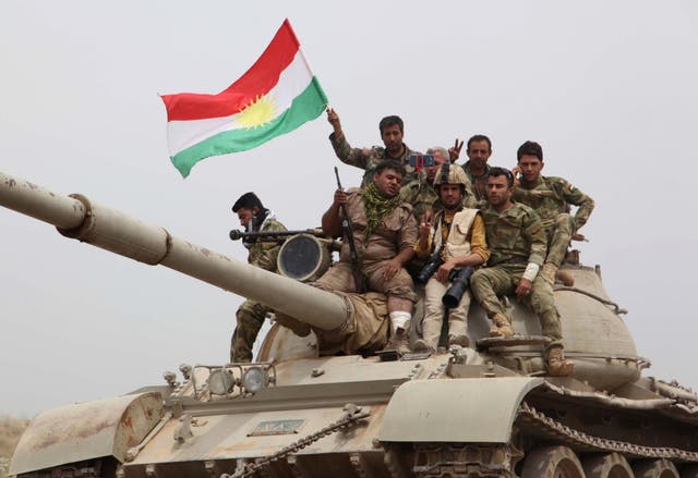 The unnamed serviceman was advising Kurdish Peshmerga fighters behind the frontlines near Erbil, officials said