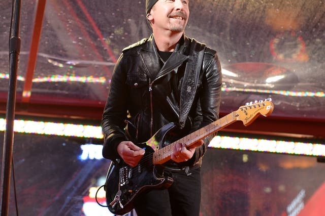 The Edge performed in front of just 200 members of a regenerative medicine conference