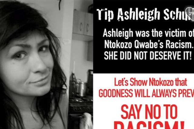 The picture used on the GoFundMe page set up for people to donate to Ashleigh