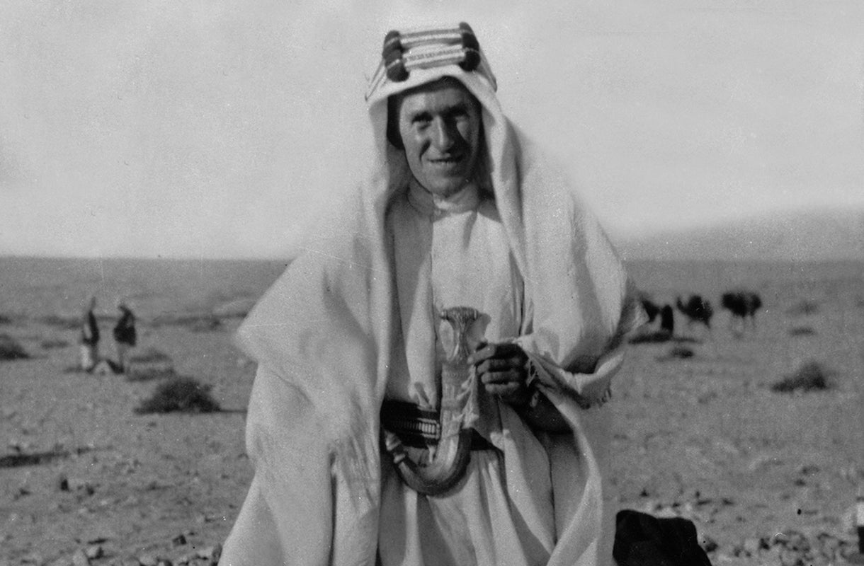 Lawrence explained the practical purpose for wearing Arab robes in his epic memoir Seven Pillars of Wisdom