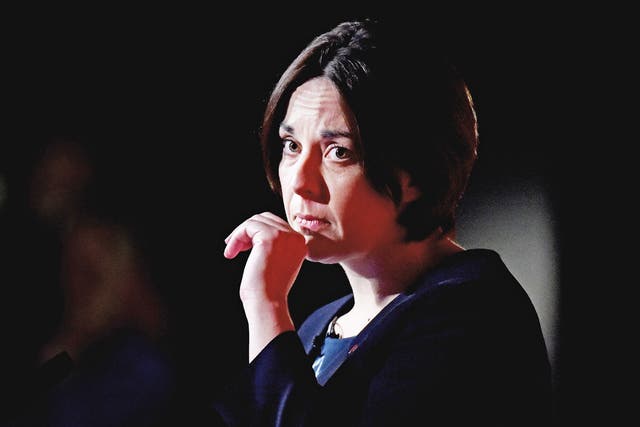 Kezia Dugdale's party could be pipped for second place by the Sottish Conservatives