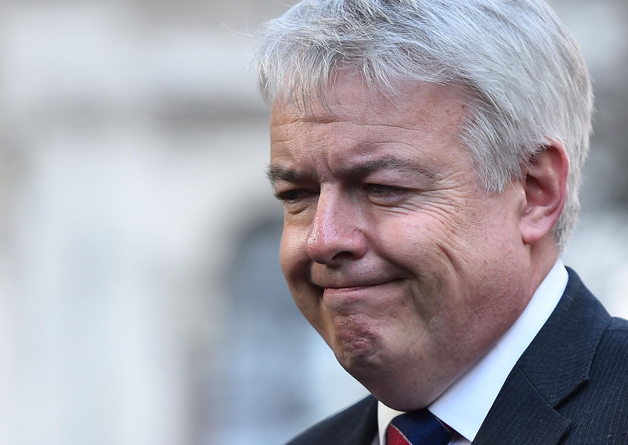 Wales First Minister Carwyn Jones outside Downing Street ( Ben Stansall/AFP/Getty Images)