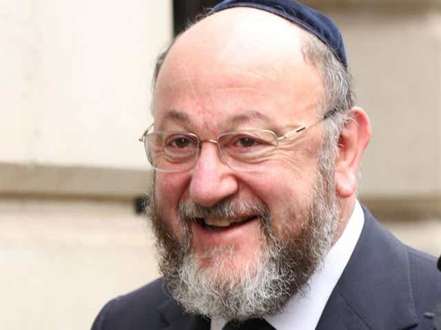 Chief Rabbi Ephraim Mirvis, pictured