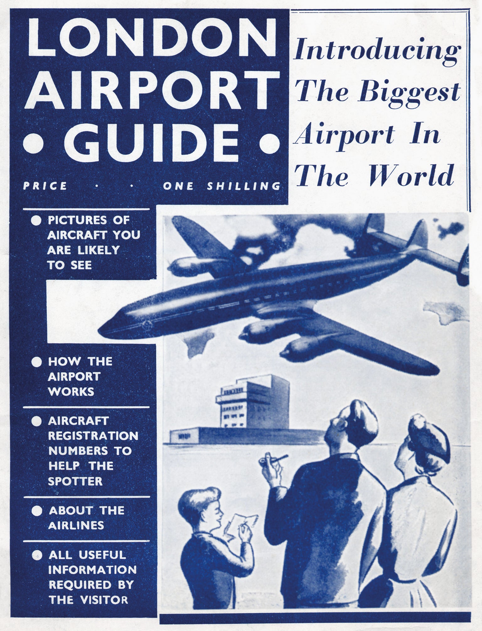 One of the first official London Airport guidebooks