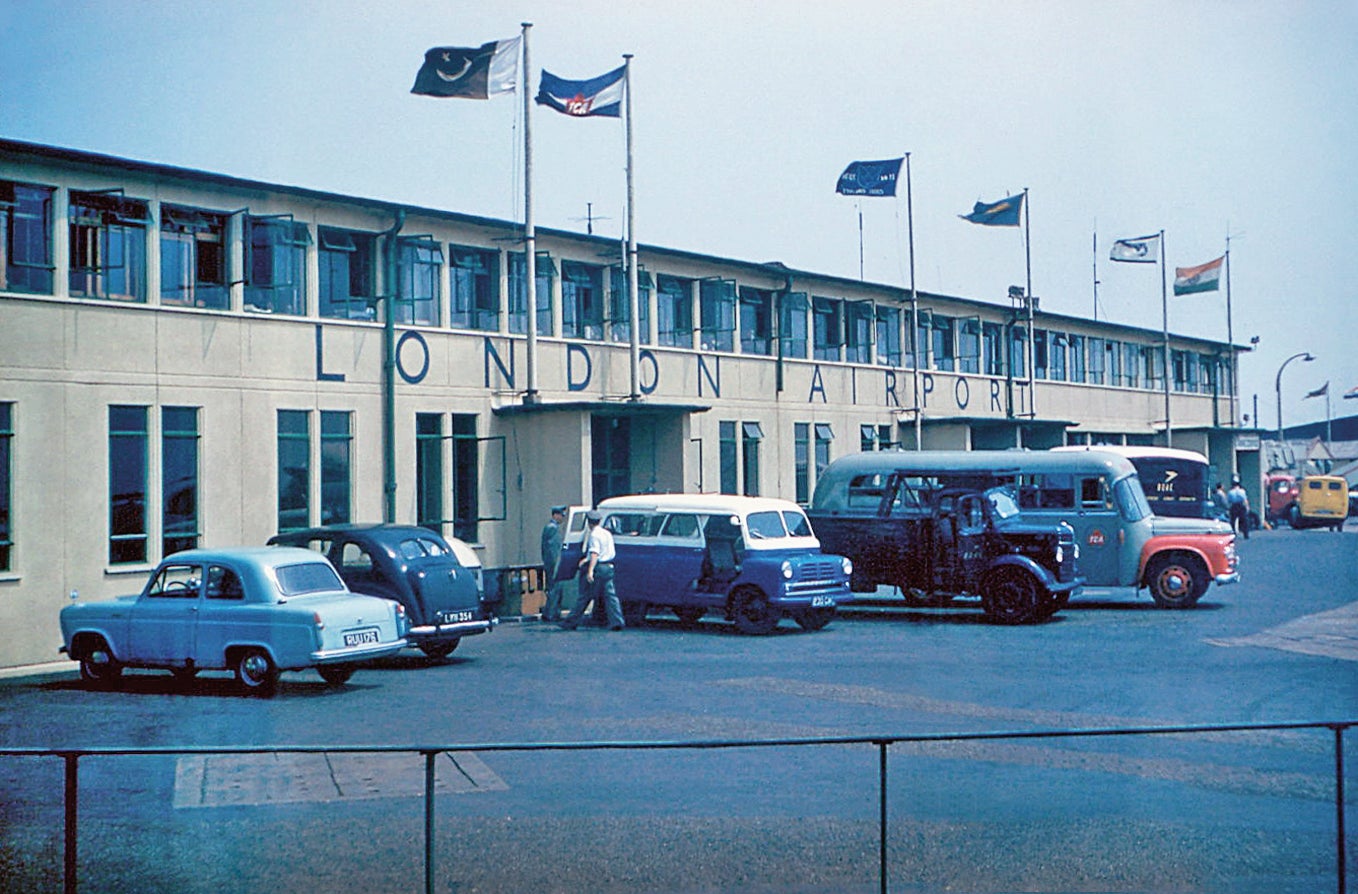 In 1950 a permanent concrete terminal building was built