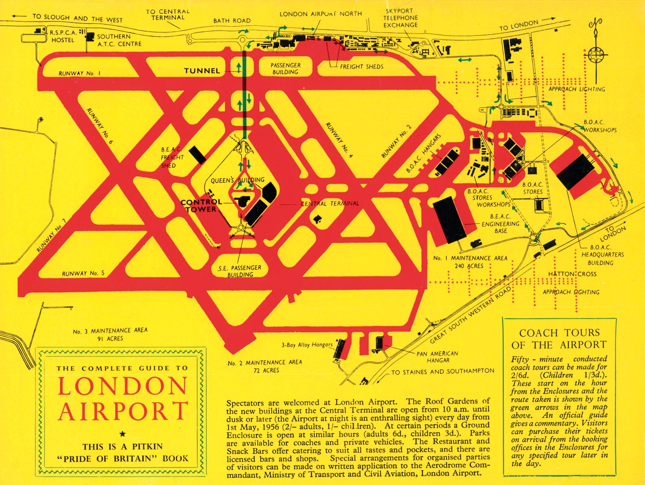 Rear cover of the 1956 guidebook