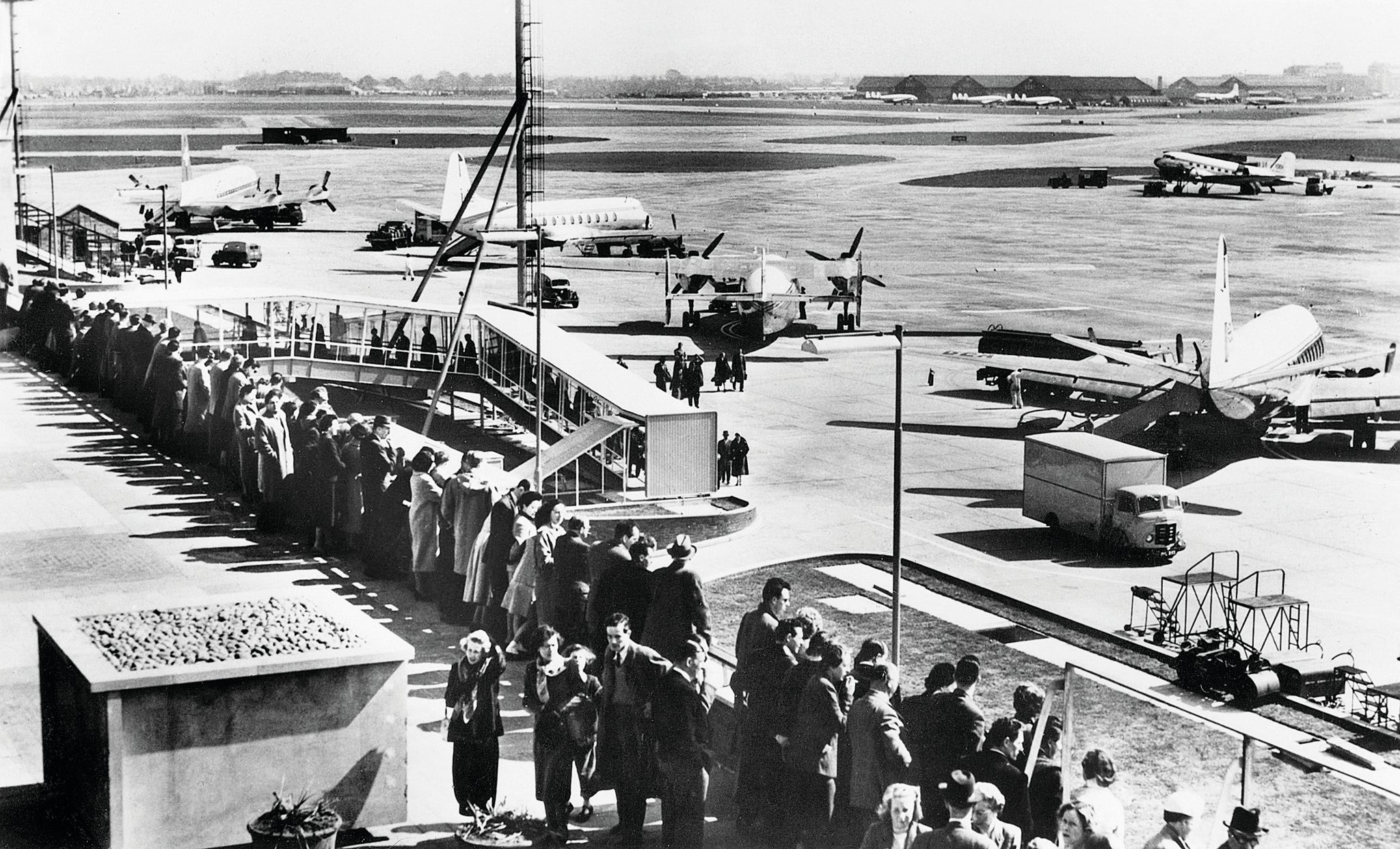 Spectators in 1958
