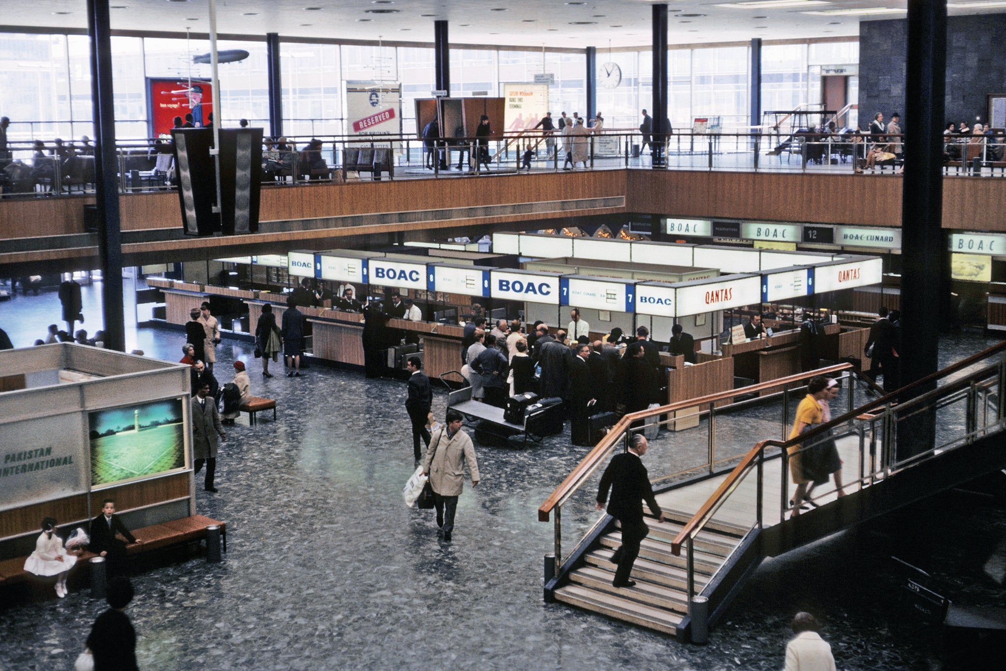 Inside Terminal 3 in 1969