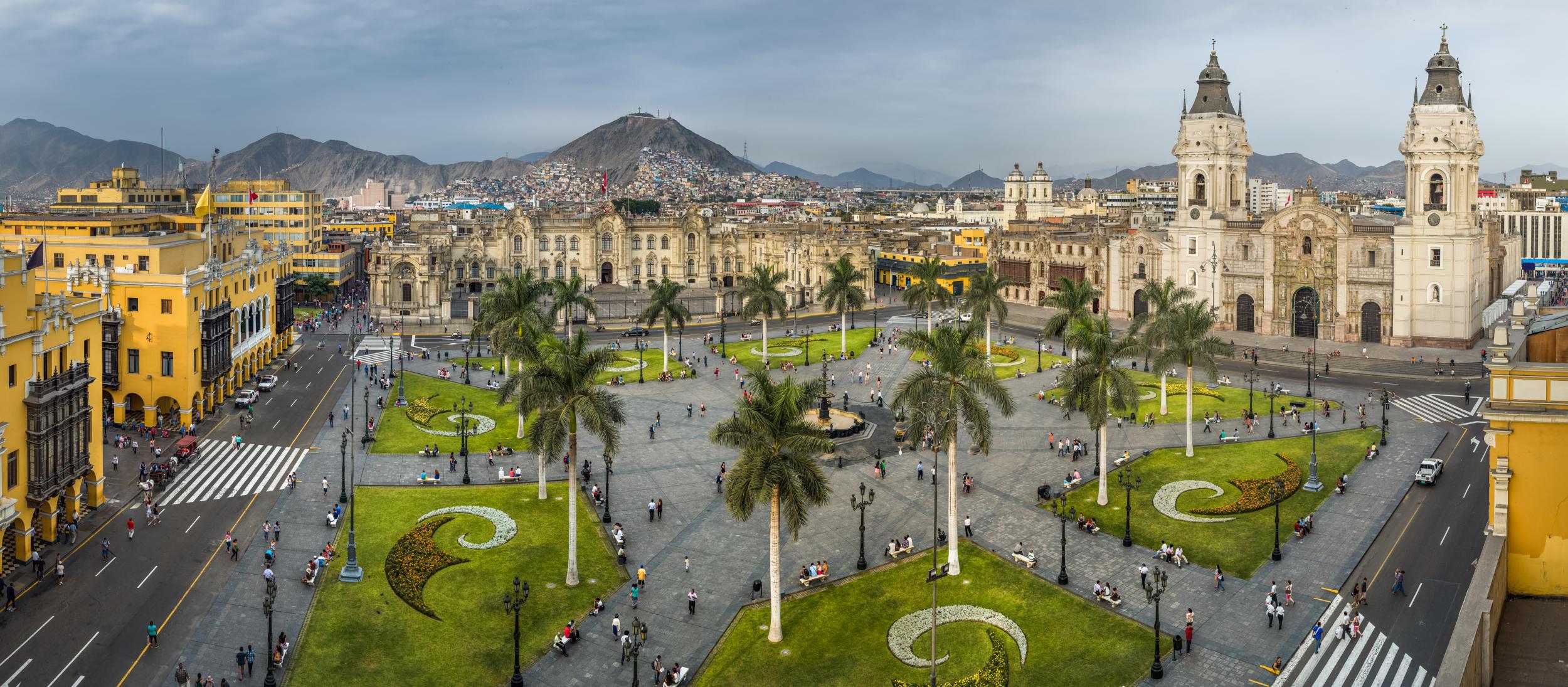 Panoramic view of the Plaza de Armas