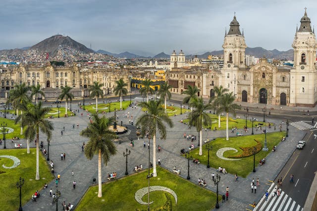 Panoramic view of the Plaza de Armas