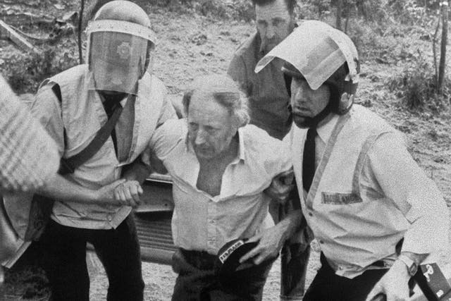 Miners leader Arthur Scargill was arrested following the violence at Orgreave in 1984