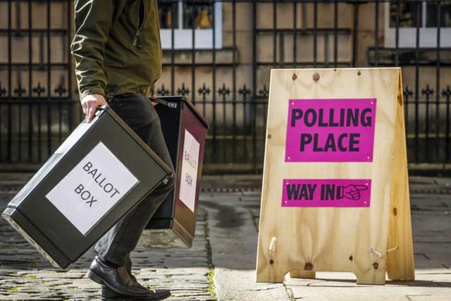 The Government will also consider proving greater powers to police to deal with intimidation near polling stations
