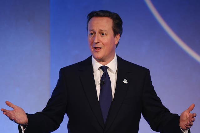 David Cameron suggested the risk of war would increase if Britain votes to leave the EU