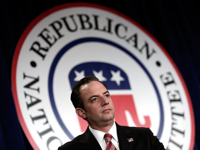 <p>The Republican National Convention chair Reince Priebus predicted there is a considerable chance that President Joe Biden won’t be on the Democratic ticket </p>