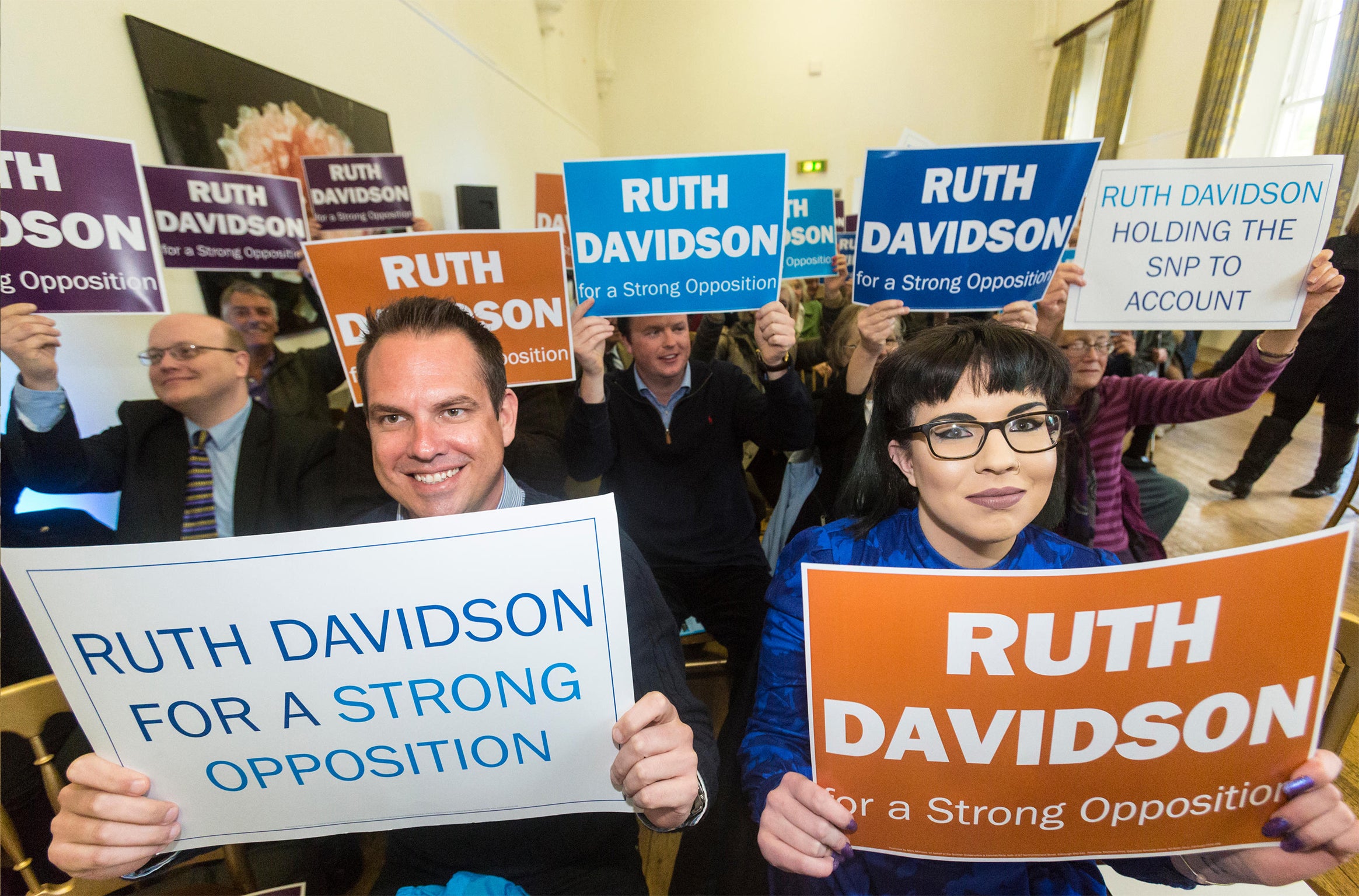 Ruth Davidson's personal appeal is winning the Conservatives votes in Scotland