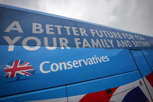 The ‘Battlebus 2015’ tour saw Tory activists driven to 29 marginal seats in the days before the general election. Expenses for this may have been improperly registered