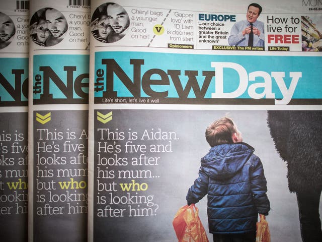 It is believed the New Day printing presses will grind to a halt after its final edition hits news stands on Friday