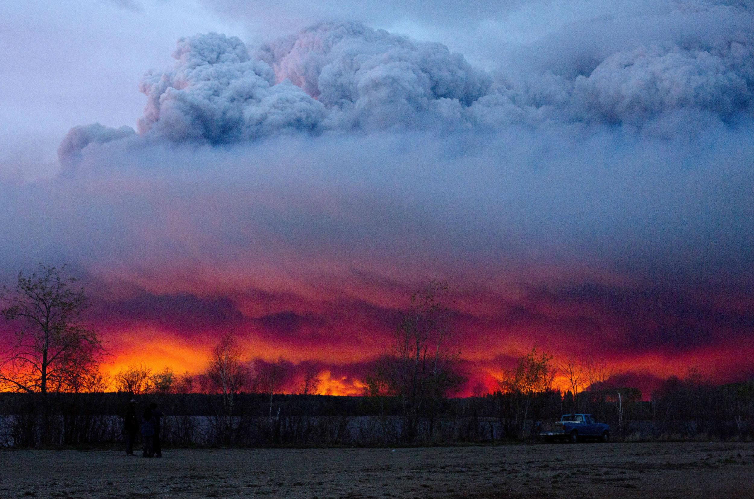 Almost 90,000 have fled the Fort McMurray