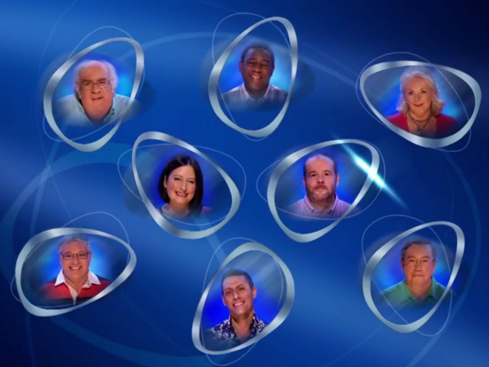 Eggheads pits a team of game show champions against a team of challengers