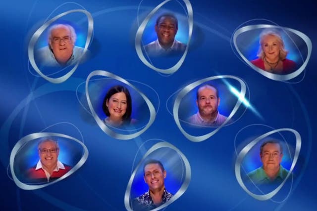 Eggheads pits a team of game show champions against a team of challengers