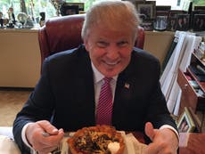 Read more

Donald Trump enjoys taco bowl on Cinco de Mayo to appeal to Hispanics