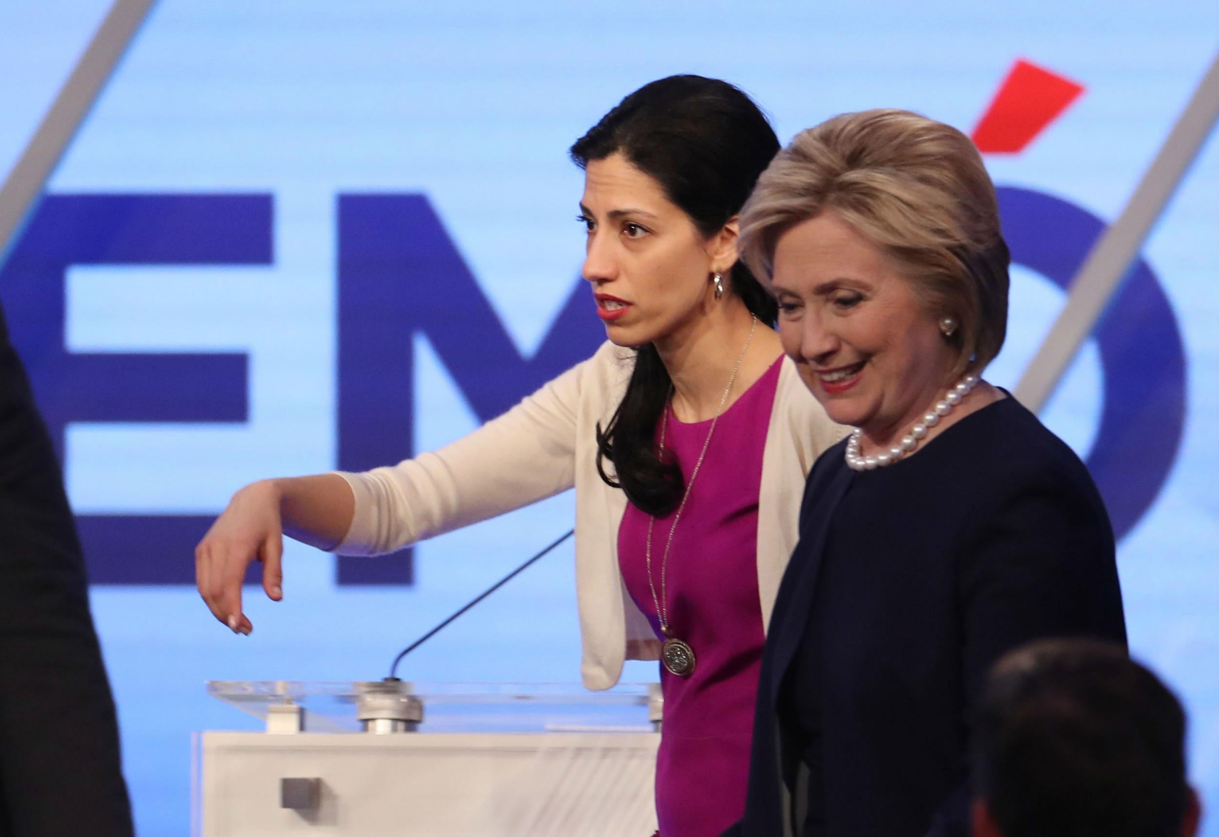 Ms Abedin has been close to Ms Clinton for a number of years